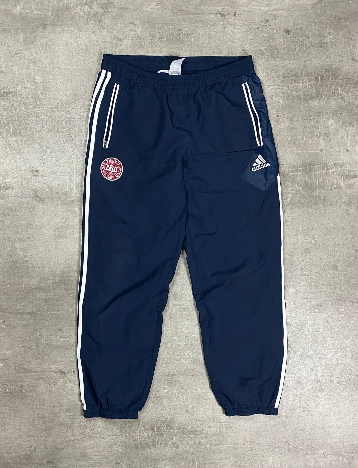 Dinamarca Trackpants Retro Adidas 2014  Blue Navy