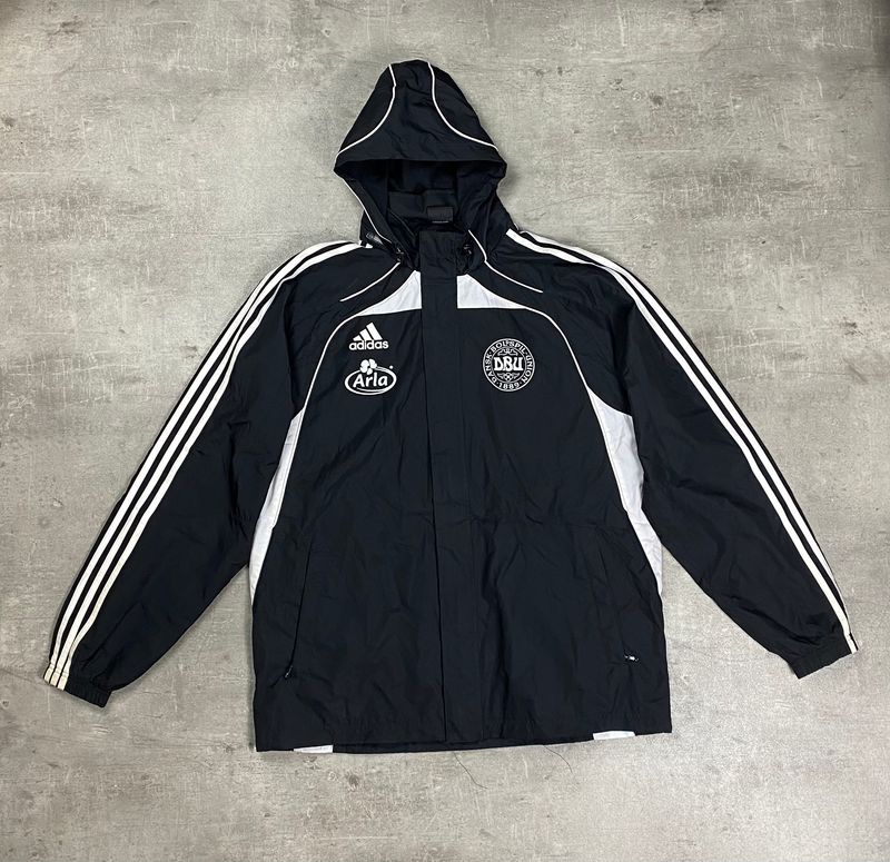 Rompevientos Dinamarca Windbreaker Retro Adidas 2010 Black
