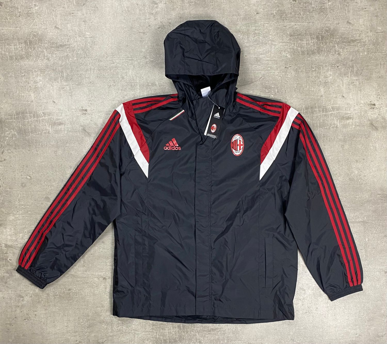Cortavientos AC Milán Windbreaker Retro Adidas 2014