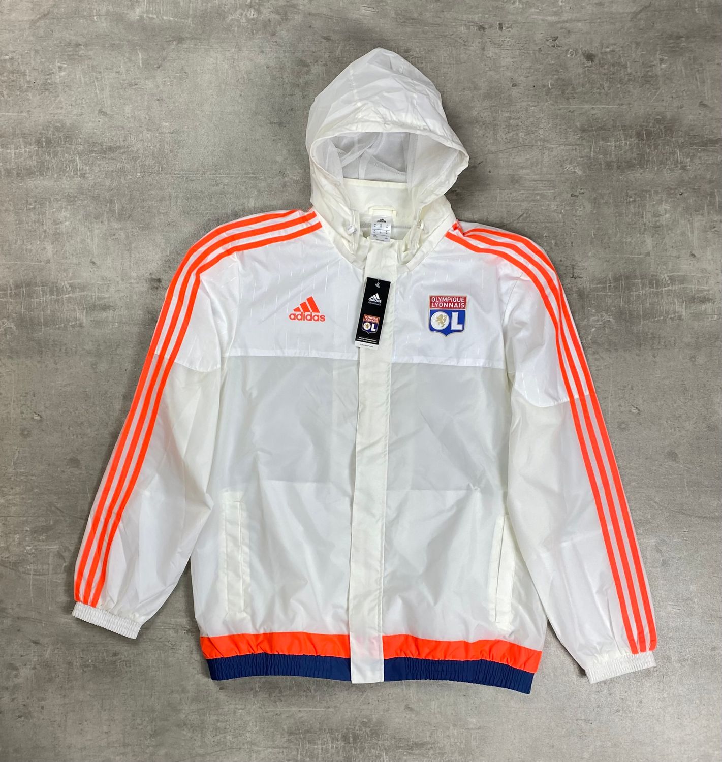 Cortavientos Olympique Lyonnais Windbreaker Retro Adidas 2015