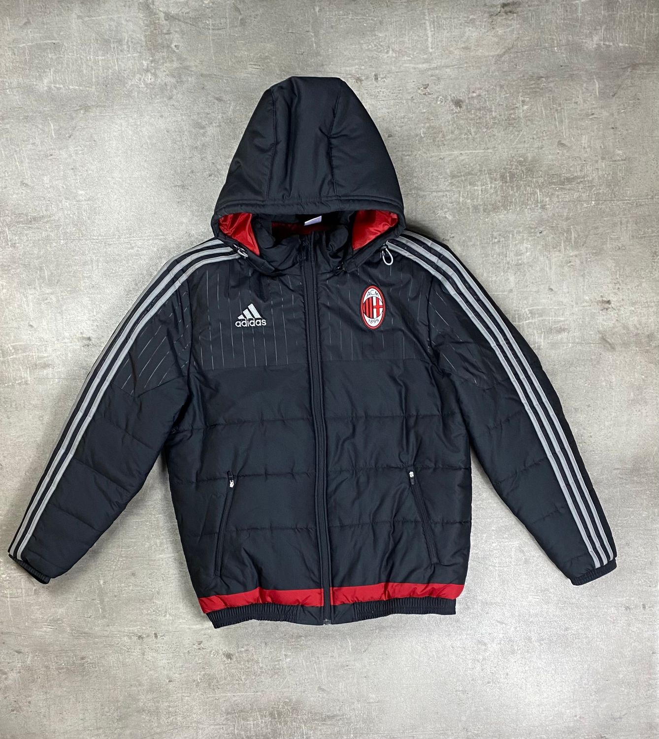 AC Milán Puffer Jacket Retro Adidas 2015