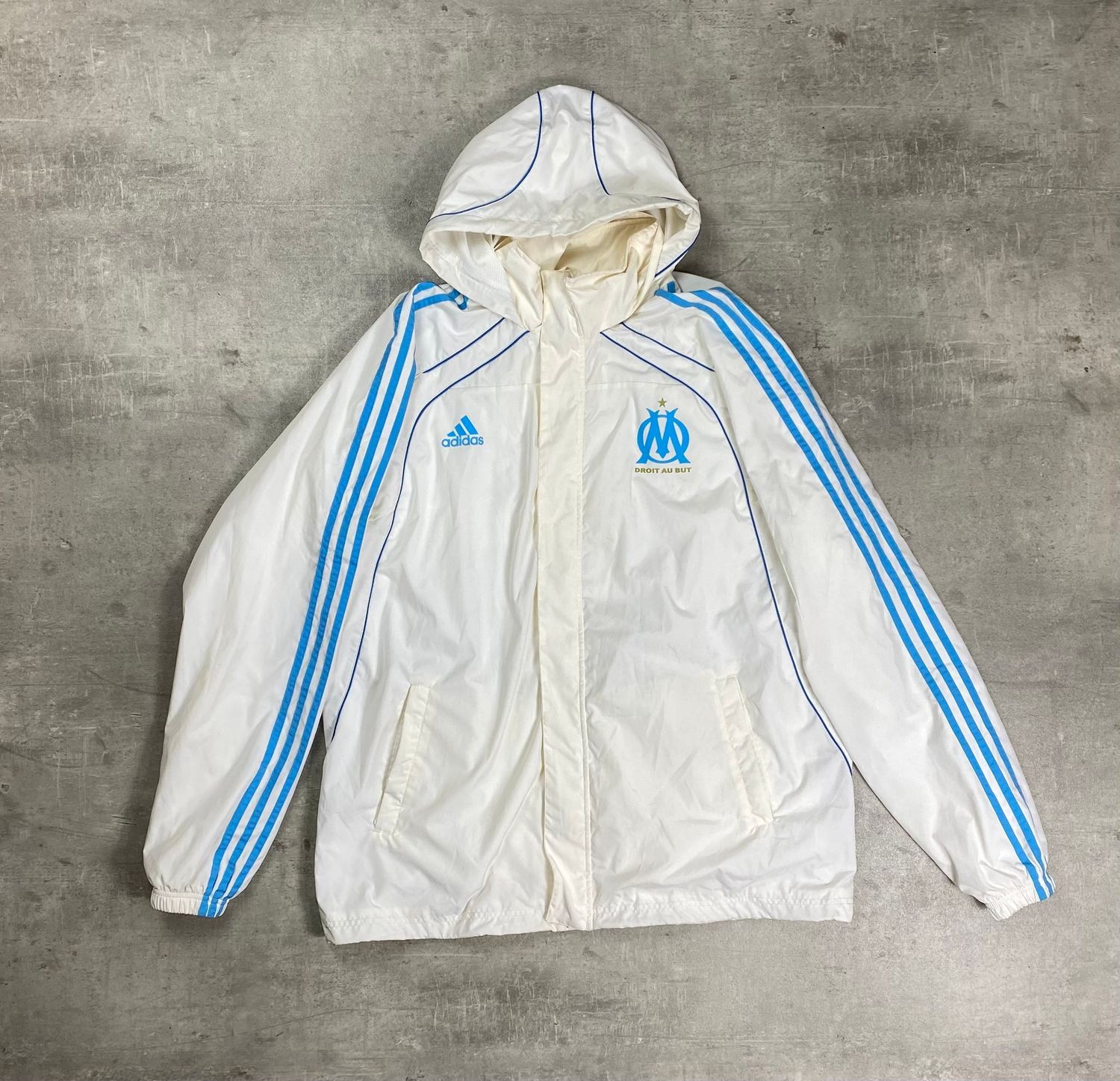 Cortavientos Olympique Marsella Retro Adidas 2010