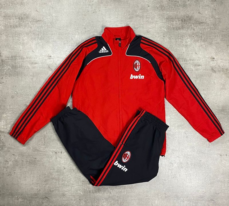 AC Milán Tracksuit Retro Adidas 2008 Red