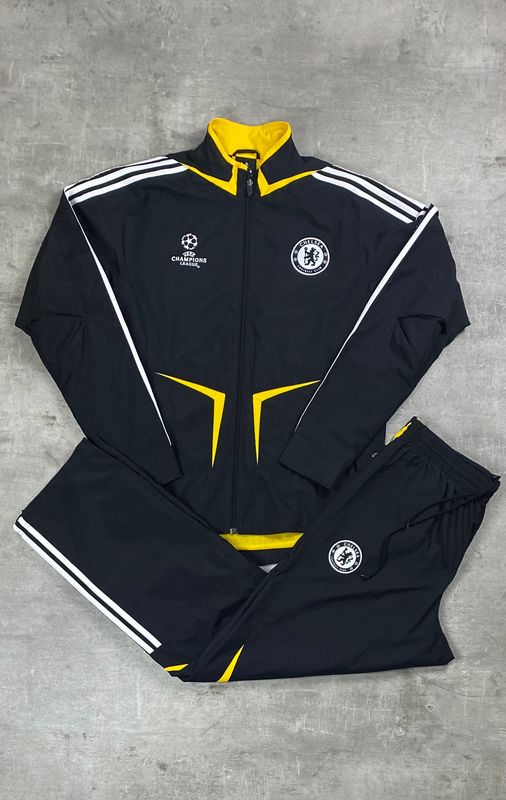 Chelsea Tracksuit Retro Adidas Black UCL 2009/2010 Chelsea Tracksuit Retro Adidas Black UCL 2009/2010