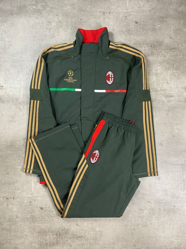 AC Milán Tracksuit Retro Adidas Green UCL 2011 AC Milán Tracksuit Retro Adidas Green UCL 2011