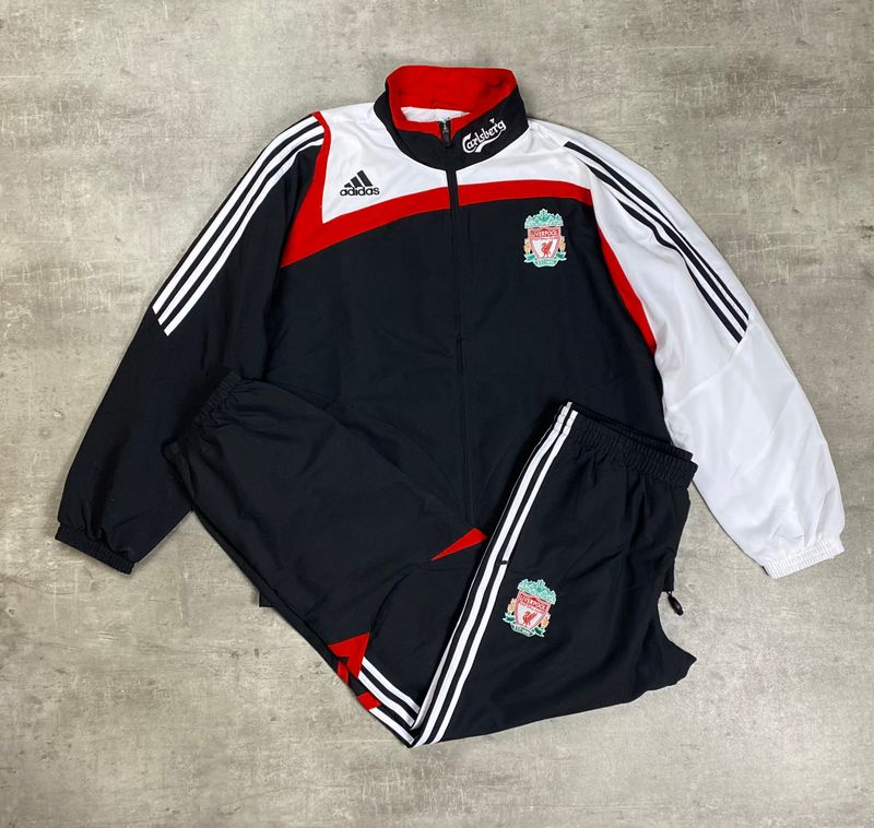 Liverpool Tracksuit Retro Adidas 2007 Black