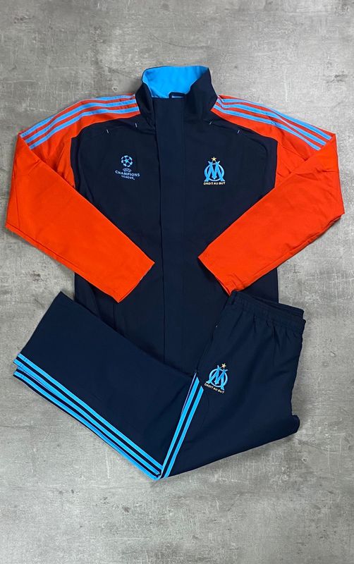 Olympique Marseille Tracksuit Retro Adidas Azul Marino UCL 2009