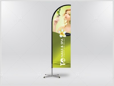 Banner Flag - Design & Printing - TO Nail Spa Franchise