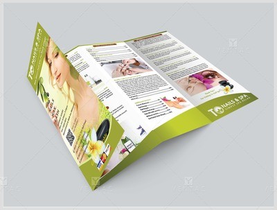 Menu-Take-Out - 8.5x14 with Four Fold (Accordion Fold) TO Brand Franchise ClientID #3011 Salon