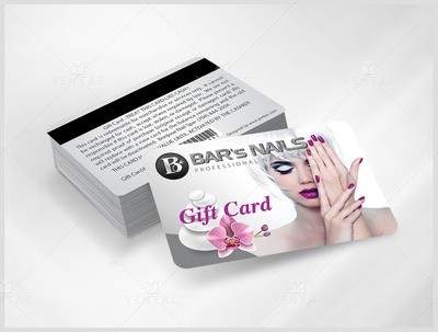 Plastic Gift Card Template - GCD-00032