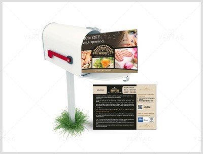 10 - Promotions - Demo Every Door Direct Mail (EDDM) Nail Salon #5010 Revital Brand