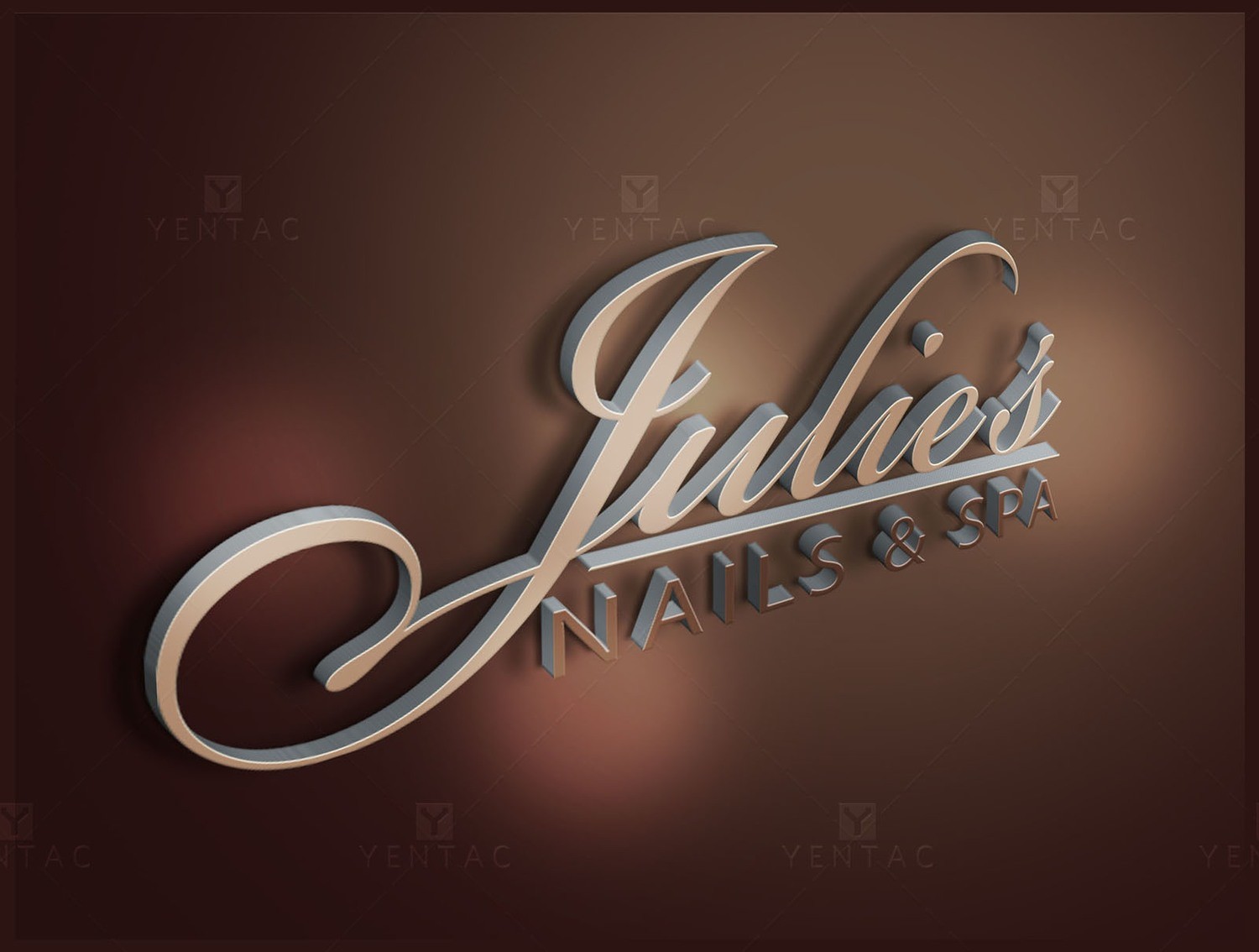 Logo Design - Julies Nails Spa #5047 Salon