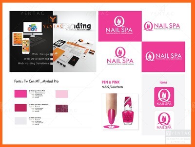 Logo - Nail Salon #5032 Q NAIL Brand