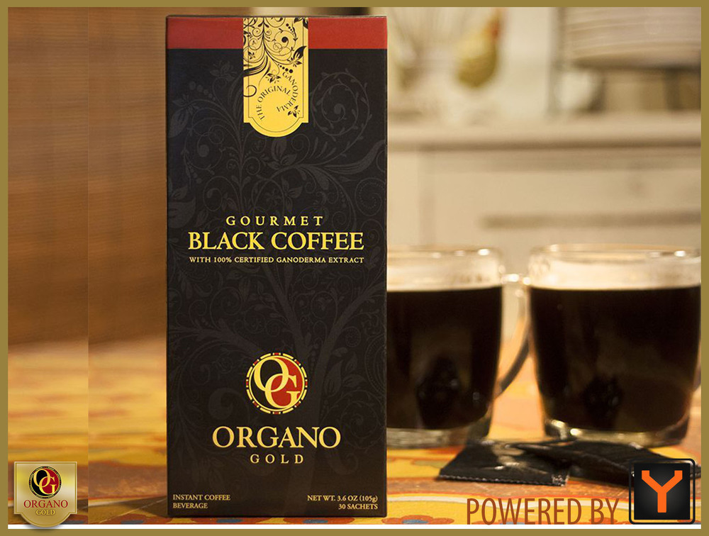 Gourmet Black Coffee Enhanced with Ganoderma Lucidum