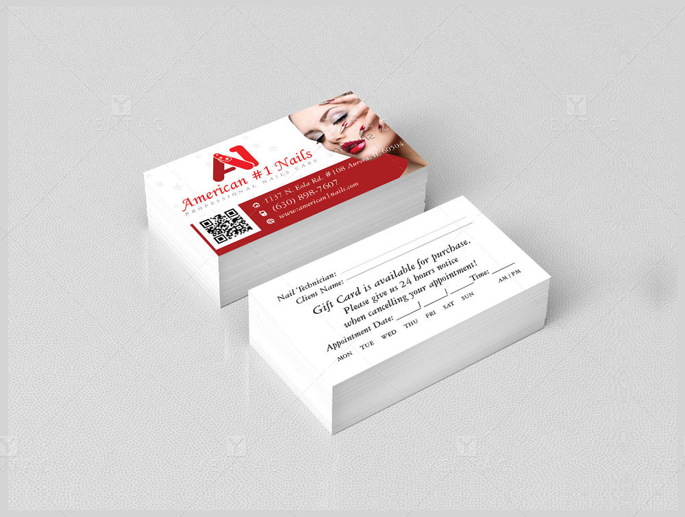 Business Card - A1 Nail Spa #1001