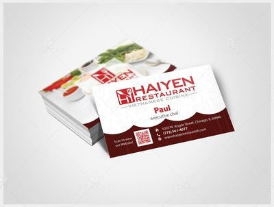 Business Card - Restaurant #1003  Hai Yen