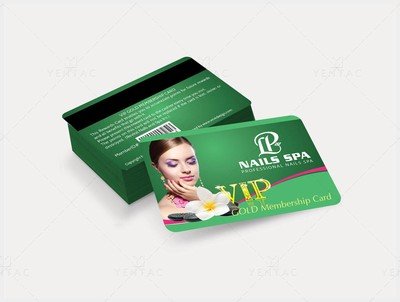 06 - Plastic VIP Card - LP Nails Spa #5069 Salon