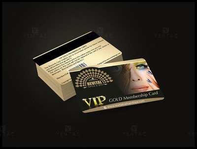 06 - Plastic VIP Card - Nail Salon #5010 Revital Brand