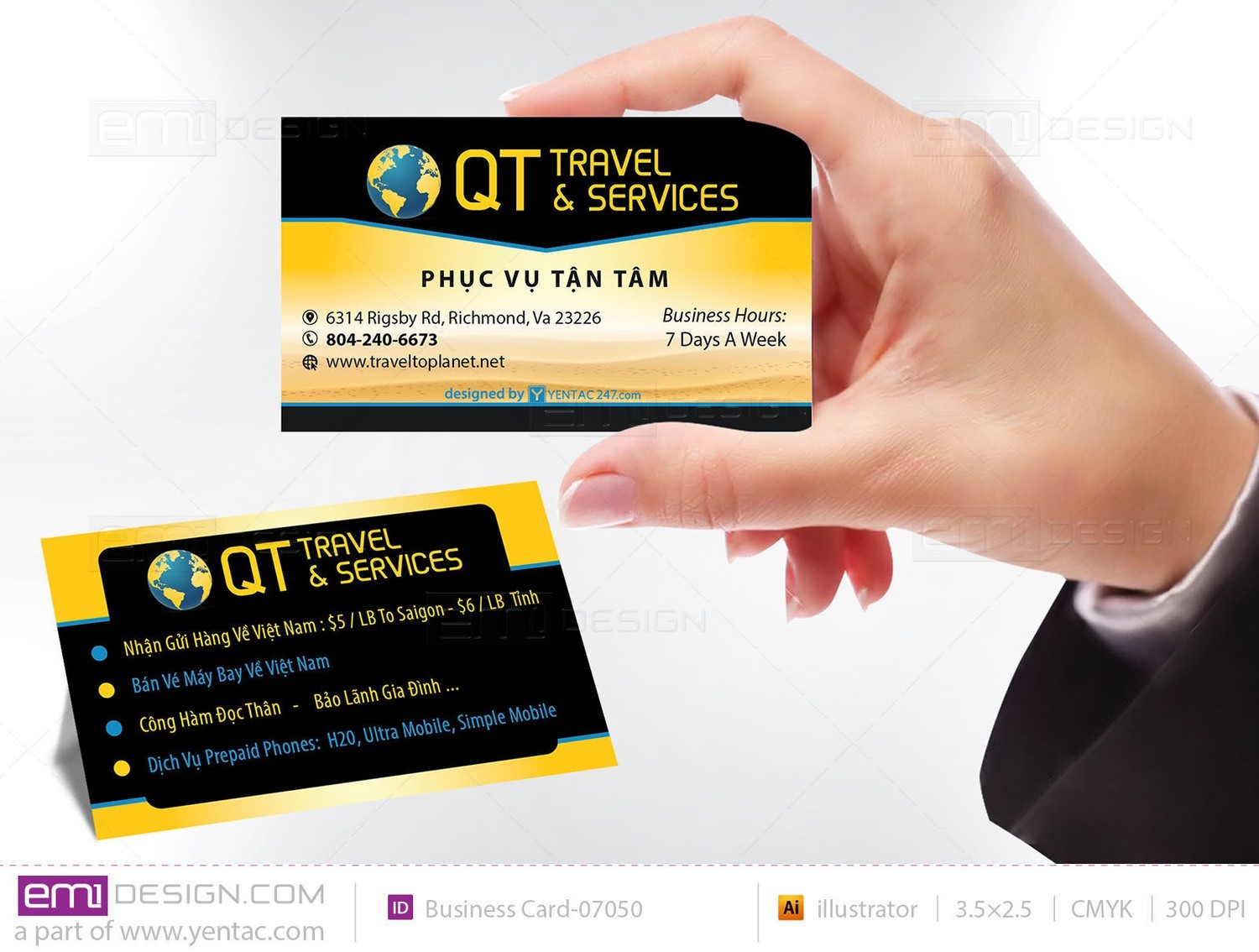 Business Card - Templates buscard-07050