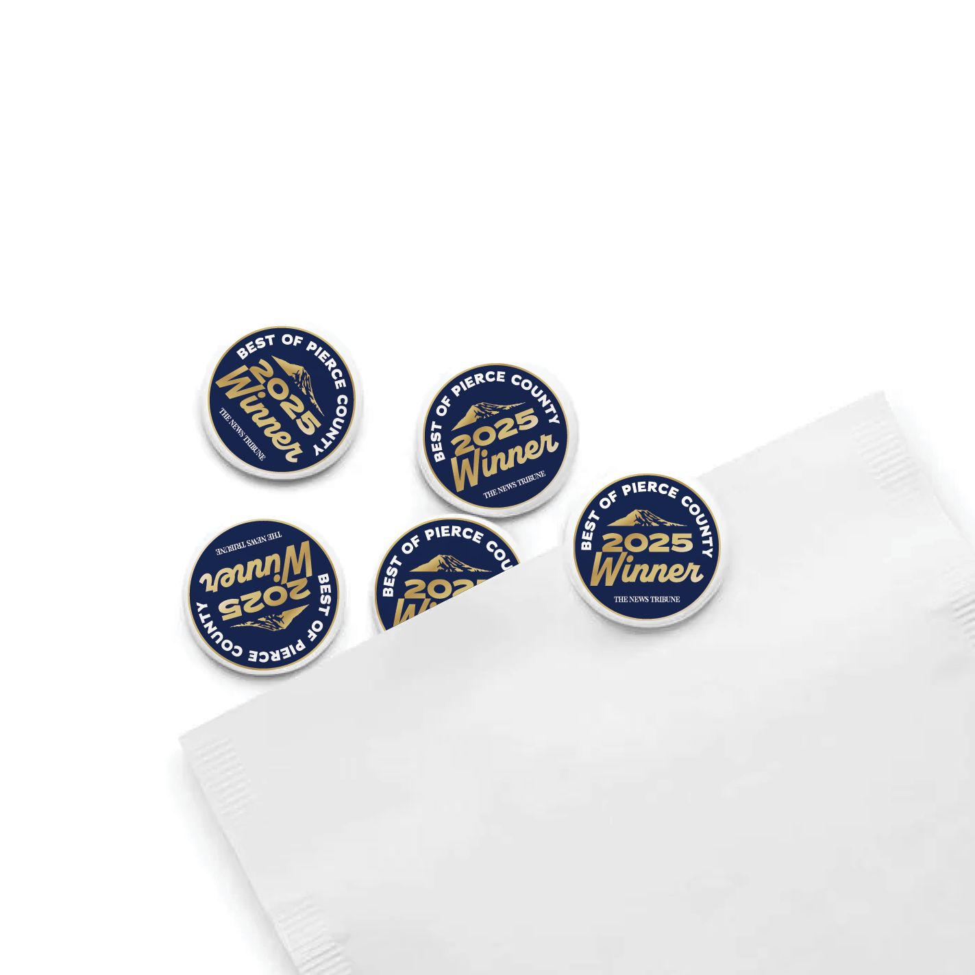 Round Buttons - Packs of 10