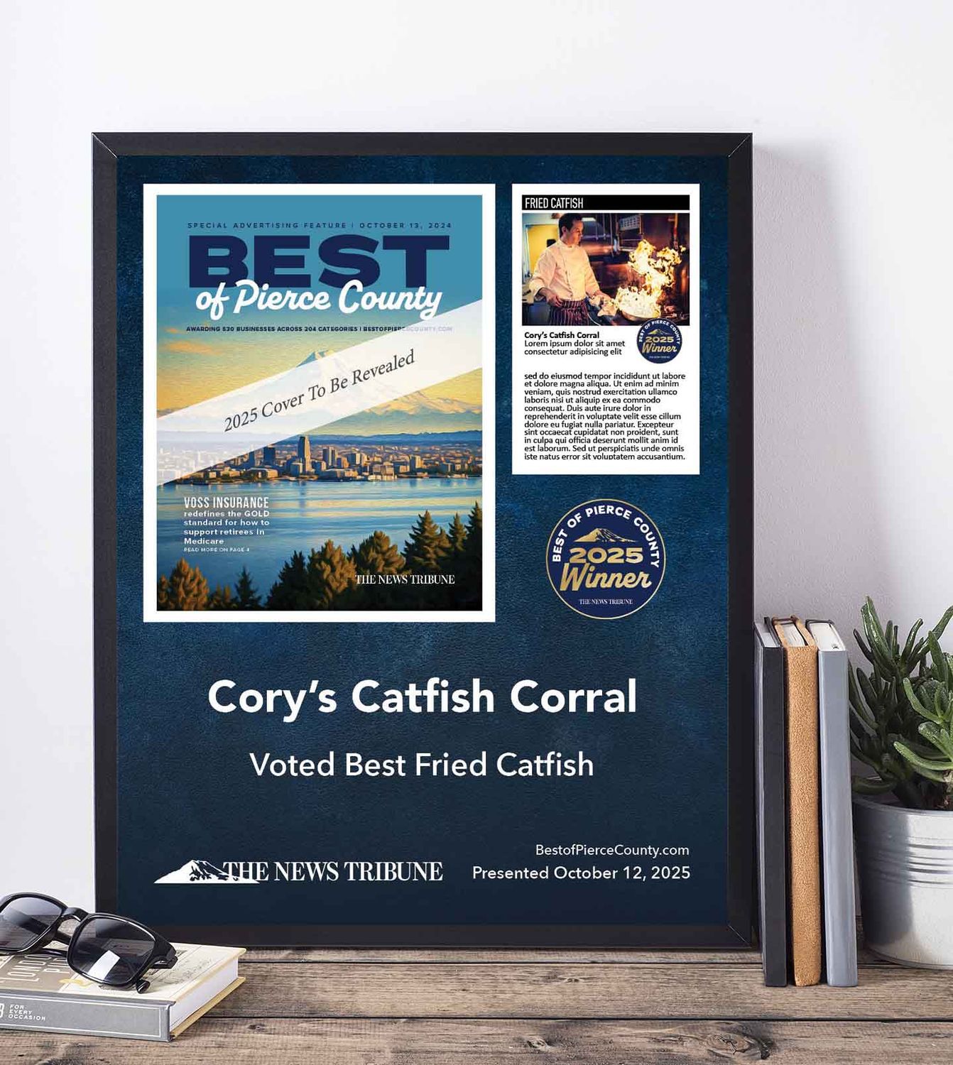 Winner's Cover Premium Plaque