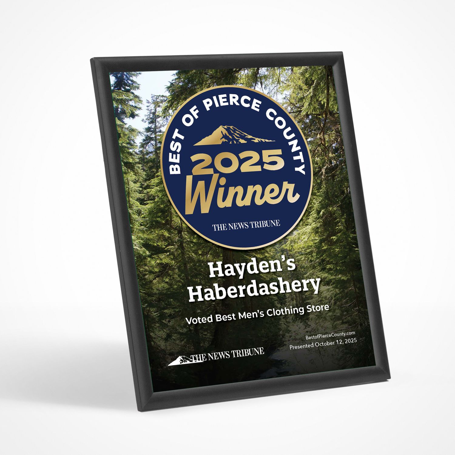 Winner's Modern Plaque