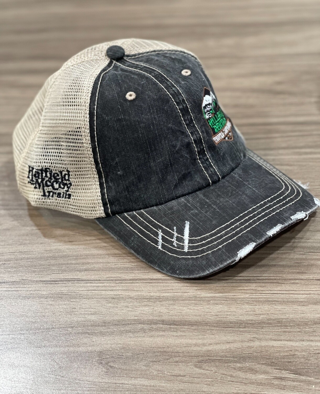 Hillbilly Rentals Black/Khaki Trucker Hat