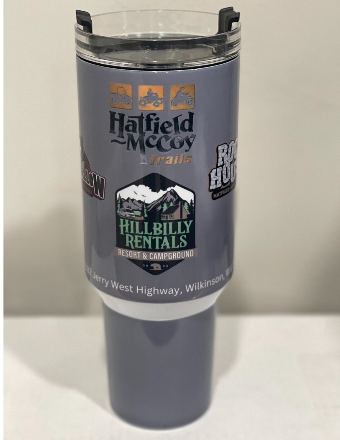 40 OZ Hatfield McCoy Trail Tumblers
