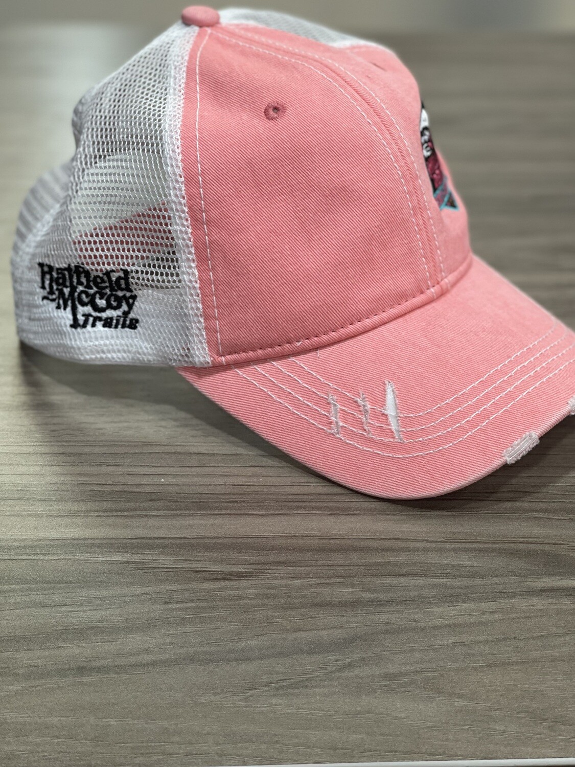 Hillbilly Rentals Cobra Salmon/White Womens Hat