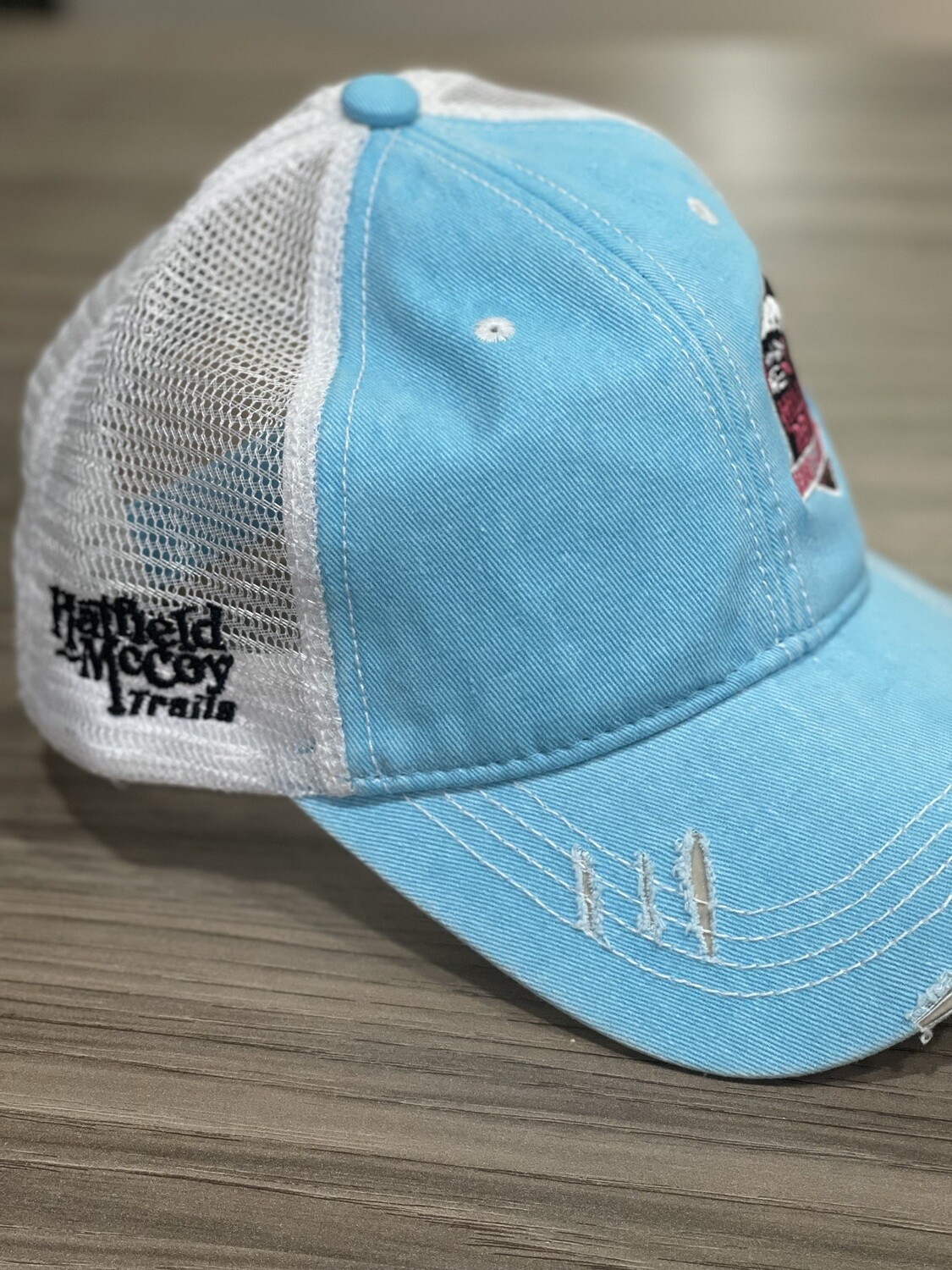 Hillbilly Rentals Cobra Womens Blue/White Hat
