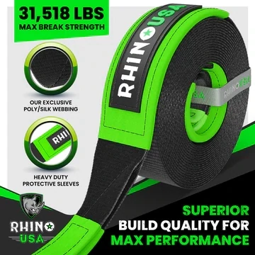 3" X 20' ULTIMATE RECOVERY TOW STRAP
