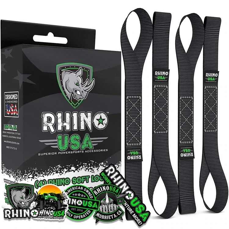 1.7" X 17" SOFT LOOP TIE-DOWN STRAPS (4 PACK)