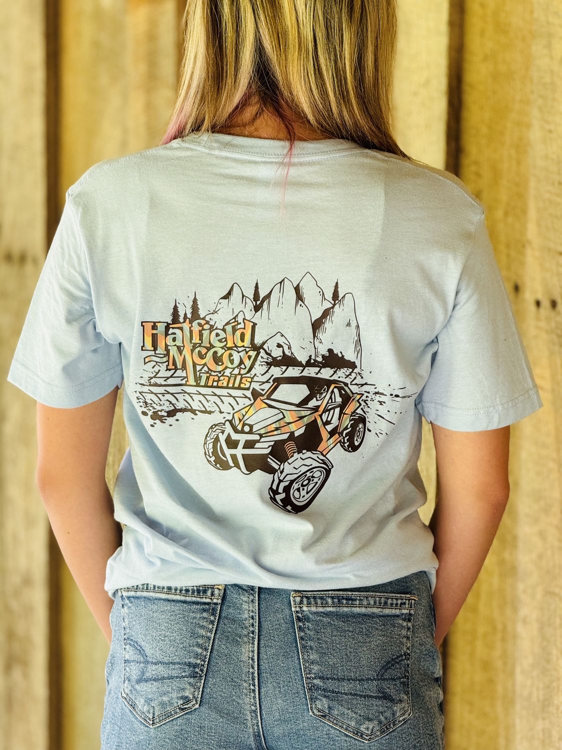Hatfield McCoy Trails Light Blue T-Shirt