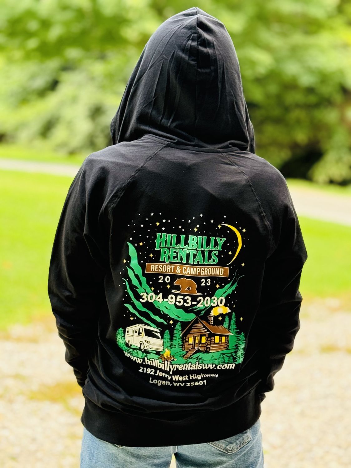 Hillbilly Rentals Zip Hoodie
