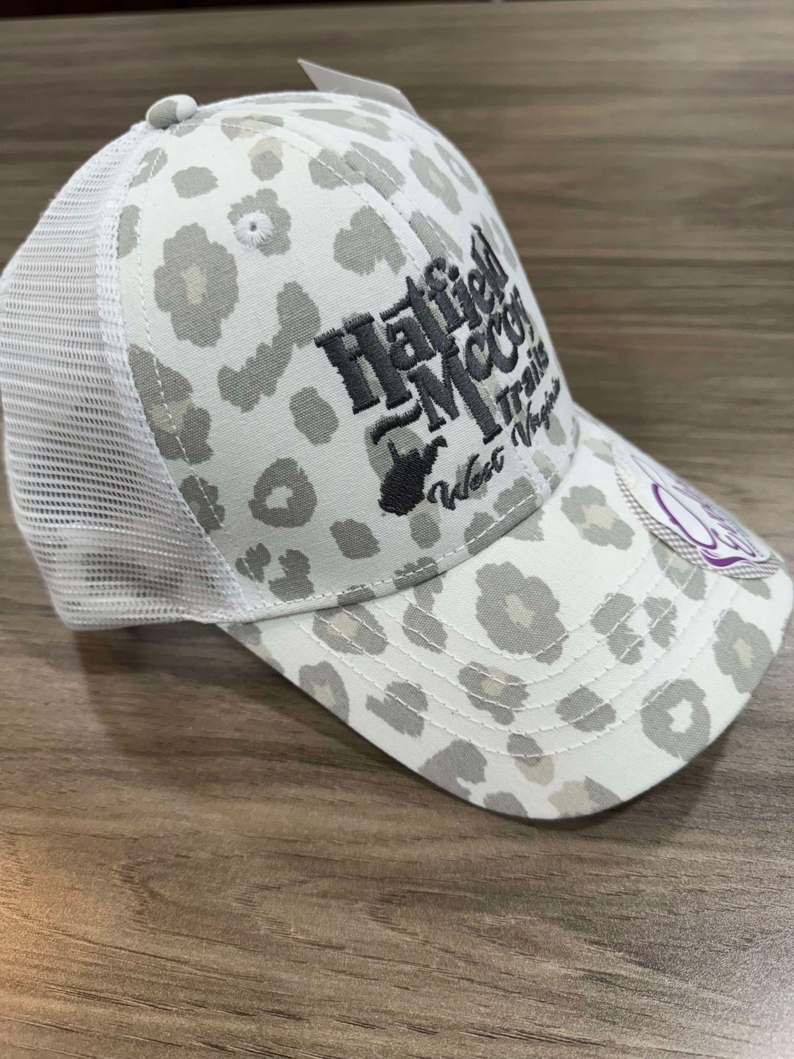 Hatfield McCoy Trails White Leopard Hat