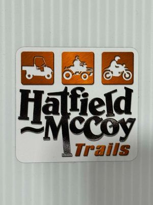 Hatfield McCoy Trails Logo Sticker Decals