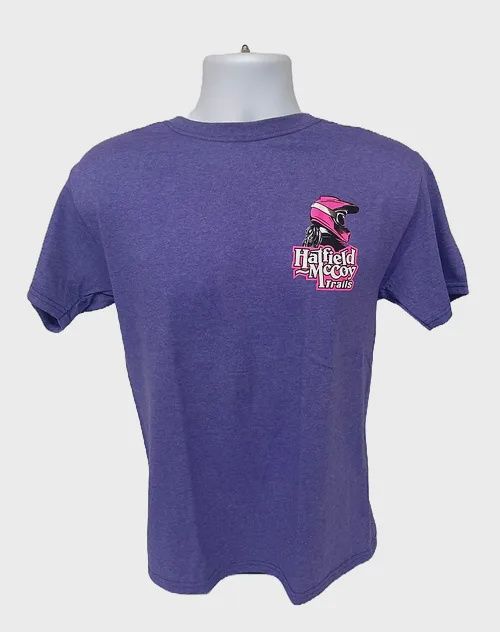 Hatfield McCoy Trails Girls Wanna Sling Mud T-shirt Purple