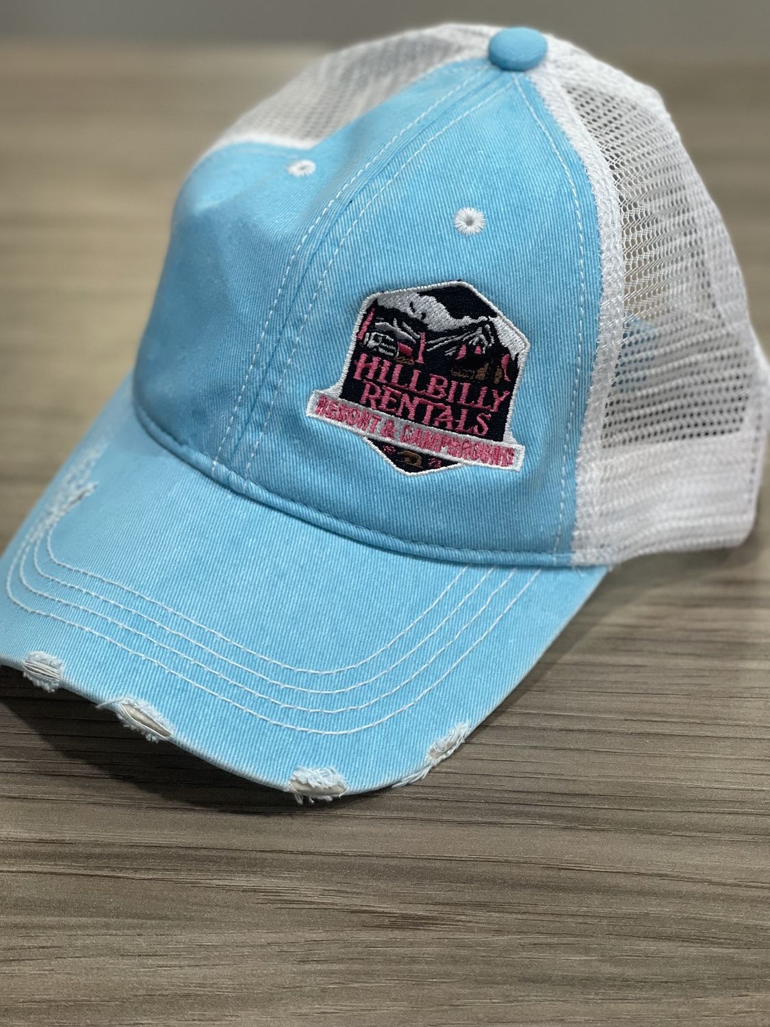 Hillbilly Rentals Cobra Womens Blue/White Hat