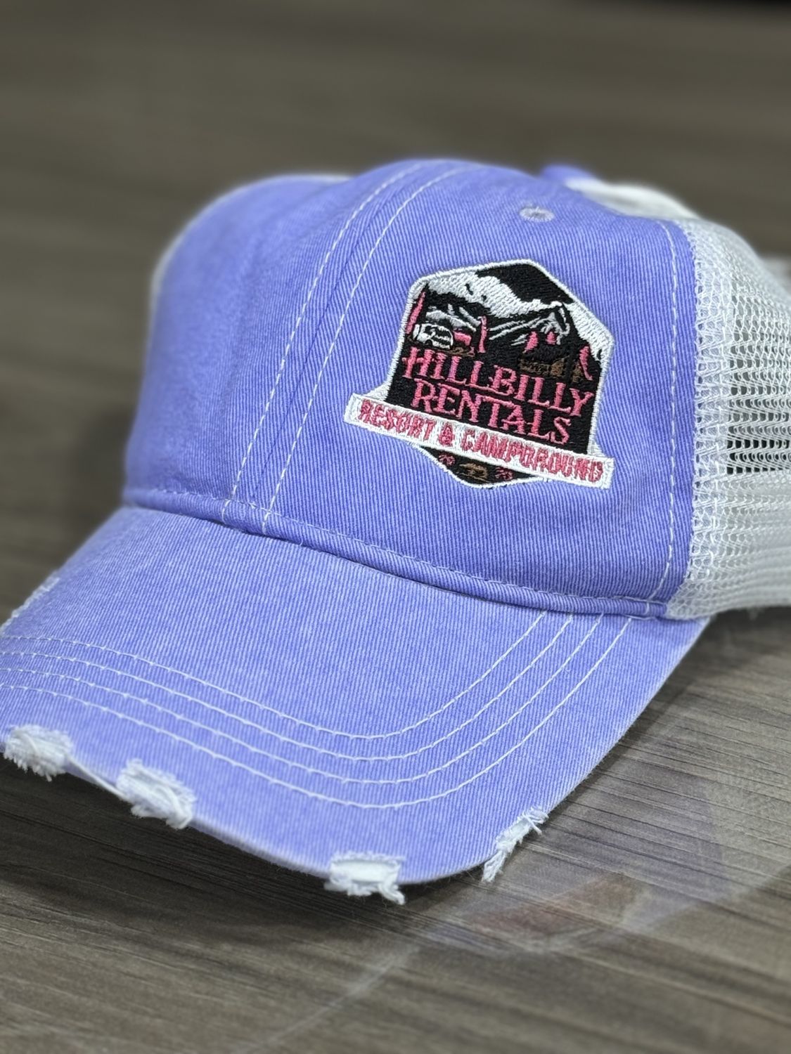 Hillbilly Rentals Cobra Womens Purple/White Hat