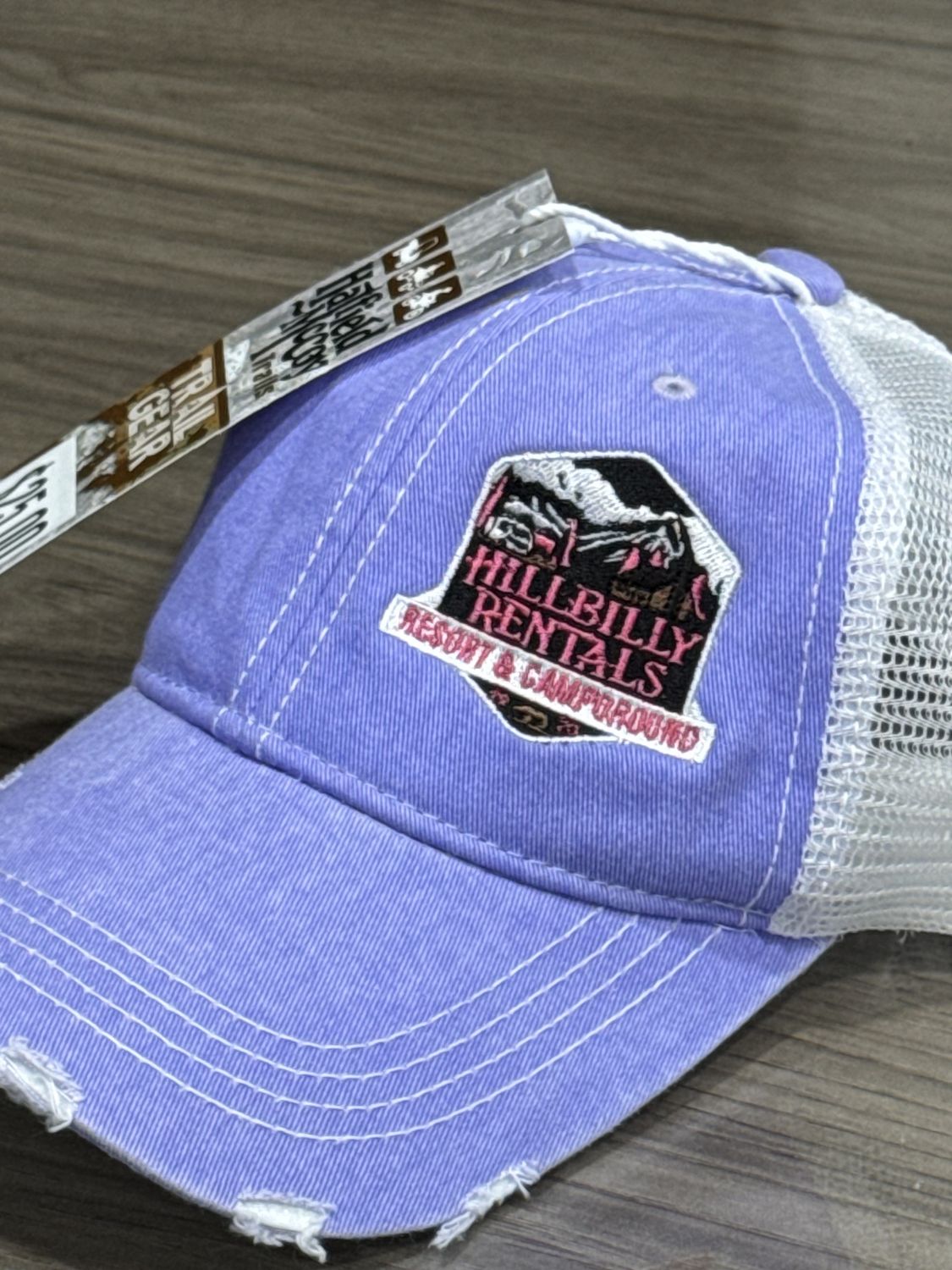 Hillbilly Rentals Cobra Womens Purple/White Hat