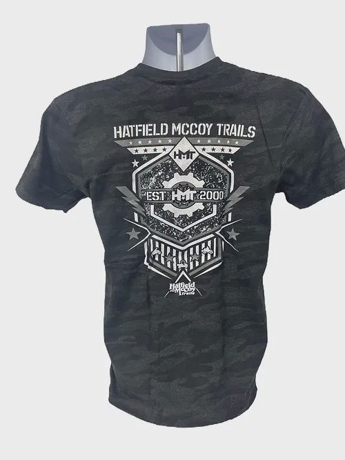 Hatfield McCoy Trails Storm Camo T-Shirt Youth