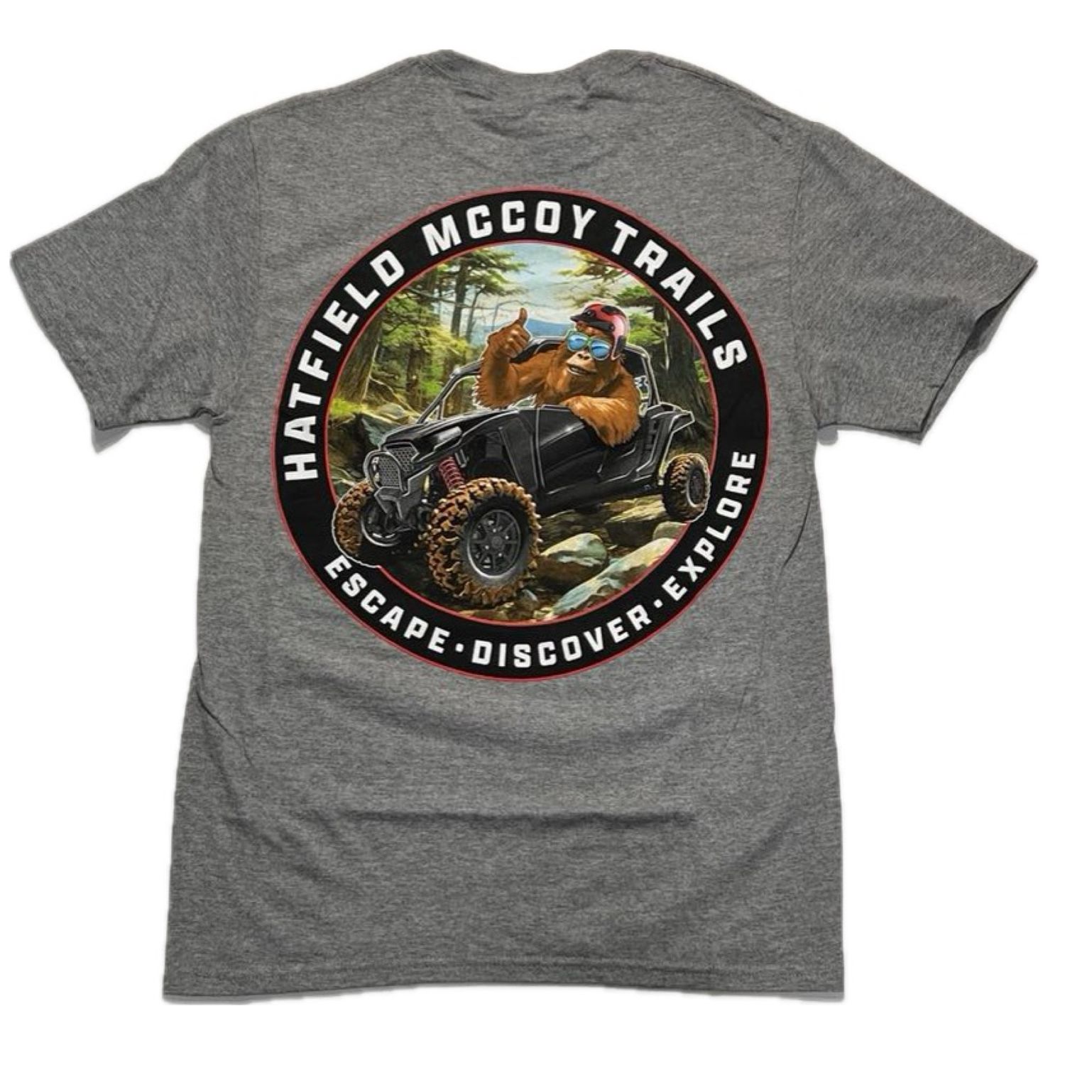 Hatfield~McCoy Trails Big foot SXS T-Shirt, Size: SMALL