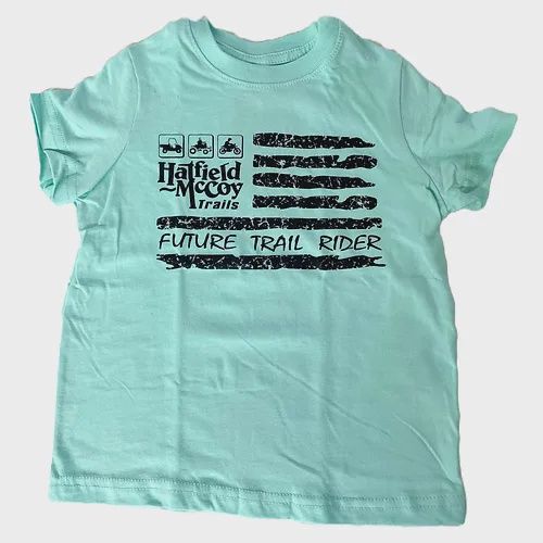 Hatfield McCoy Trails Future Trail Rider Toddler T-Shirt, Size: 2T, Color: TEAL