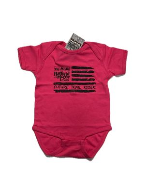 Hatfield McCoy Trails Future Trail Rider Pink Onesie