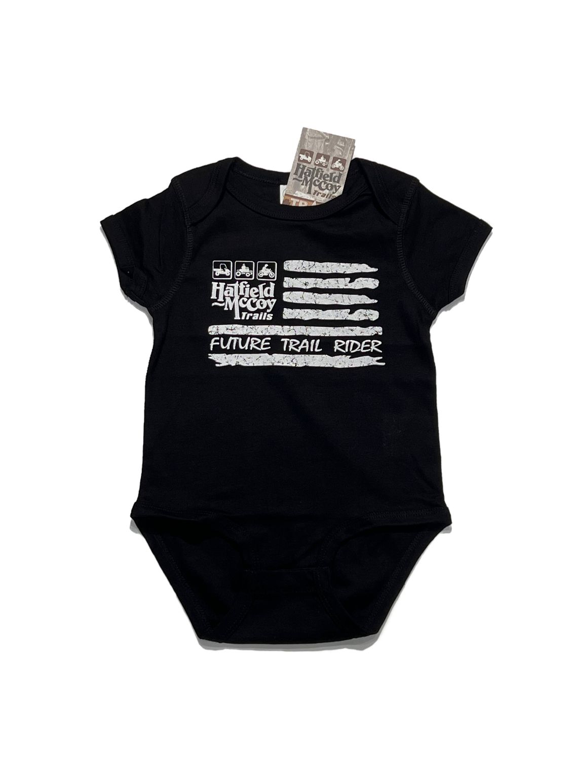 Hatfield McCoy Trail Future Trail Rider Onesie Black
