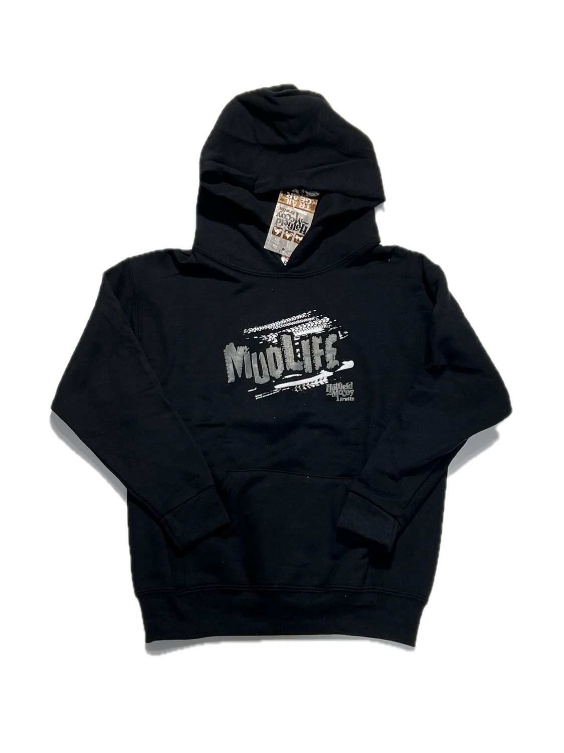 Hatfield McCoy Trail Mudlife Grey Youth Hoodie, Size: SMALL