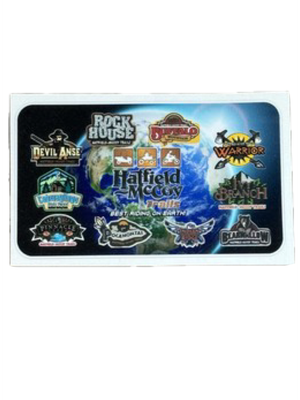 Hatfield McCoy Trails Large Decals