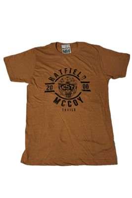 Hatfield McCoy Trails Established Rust T-Shirt Adult