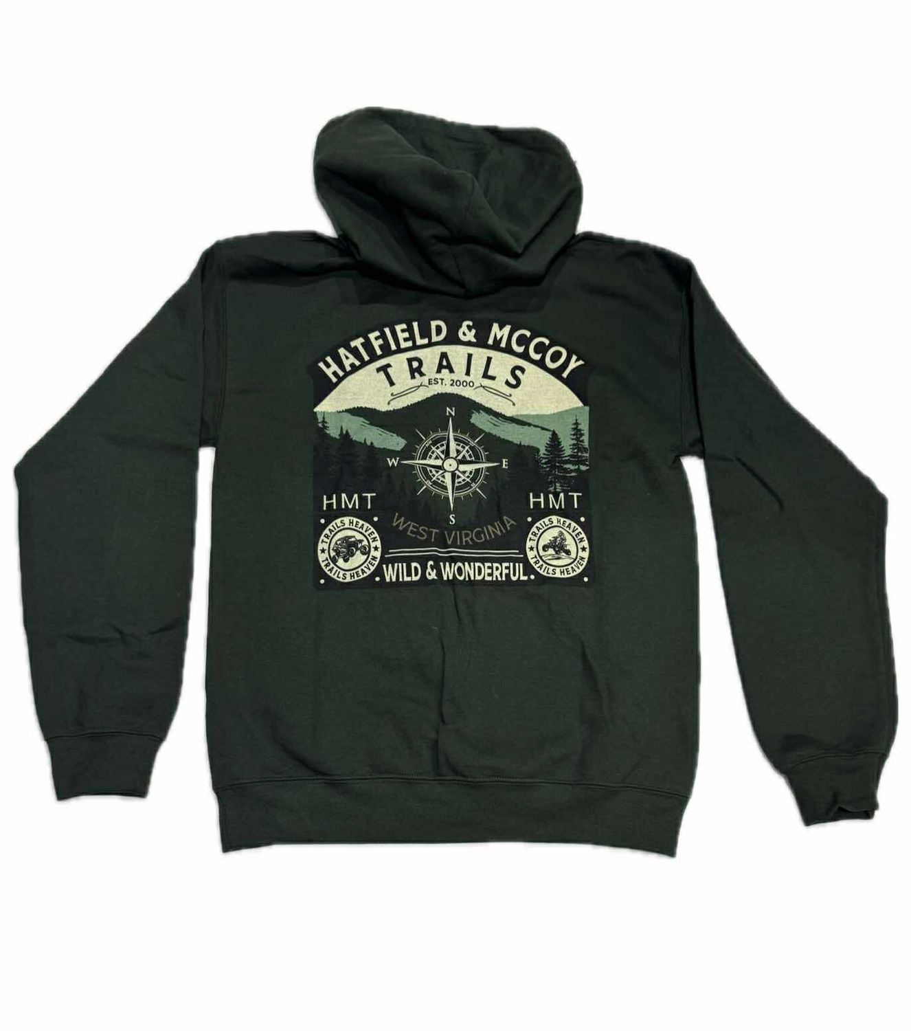 Hatfield McCoy Trails Compass Adult Hoodie