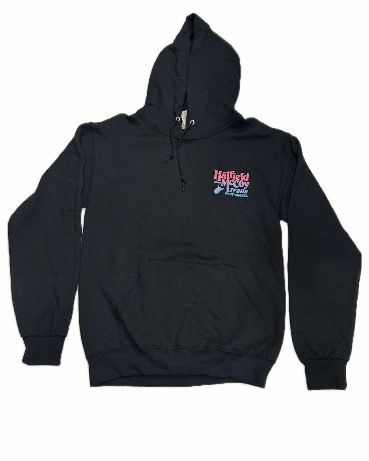 Hatfield McCoy Trails Passed By A Girl Black Hoodie Adult